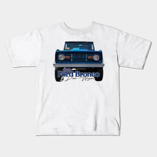 1976 Ford Bronco 2 Door Wagon Kids T-Shirt